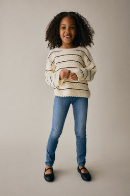 H&M - Girls Blue Denim Jeggings