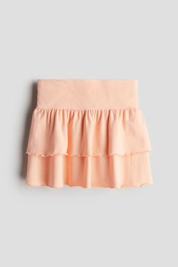 H&M - Girls Orange Tie Jersey Skirt