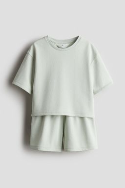 H&M - Girls Turquoise 2-Piece Sweatshirt Set