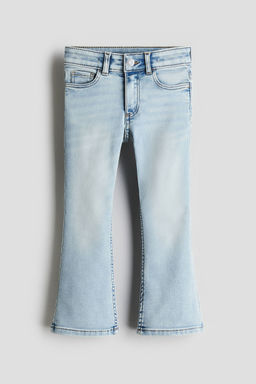 H&M - Girls Blue Super Soft Fla Leg Jeans