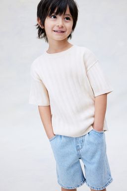 H&M - Boys Blue Knee-Length Denim Shorts