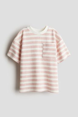 H&M - Boys White Chest-Pocket T-Shirt