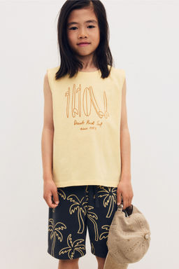 H&M - Boys Yellow Printed Vest Top