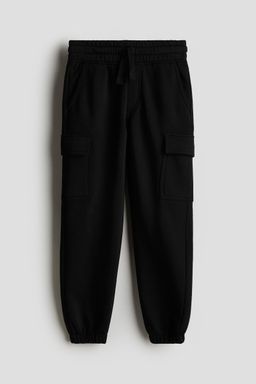 H&M - Boys Black Cargo Joggers
