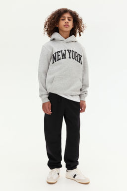 H&M - Boys Black Cotton Sweatshirt Joggers