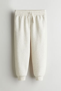 H&M - Girls Beige Brushed-Inside Joggers