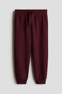 H&M - Girls Red Brushed-Inside Joggers