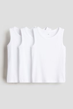 H&M - Boys 3-Pack Cotton Vest Tops