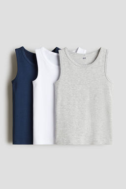 H&M - Boys 3-Pack Cotton Vest Tops