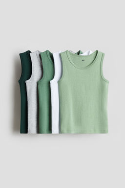 H&M - Boys 5-Pack Cotton Vest Tops