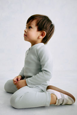 H&M - Boys 2-Pack Cotton Henley Tops