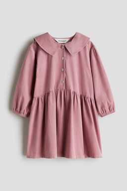H&M - Girls Pink Corduroy Sailor Dress