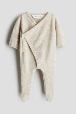 H&M - Boys Beige Cashmere Romper Suit