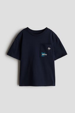 H&M - Boys Blue Printed T-Shirt