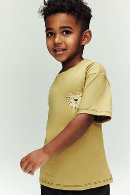 H&M - Boys Yellow Printed T-Shirt