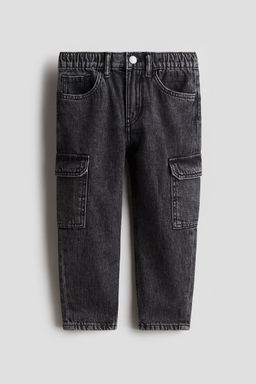 H&M - Boys Grey Relaxed Tape Fit Jeans