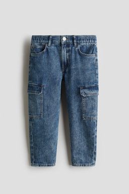 H&M - Boys Blue Relaxed Tape Fit Jeans