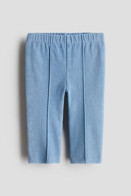 H&M - Girls Blue Pintuck Leggings