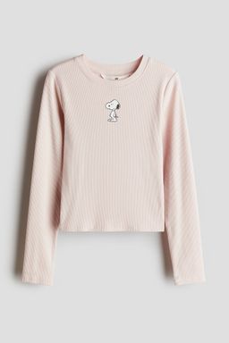 H&M - Girls Multi-Color Print-Motif Jersey Top