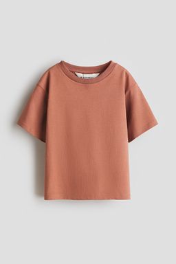H&M - Boys Orange Loose-Fit Pima Cotton T-Shirt