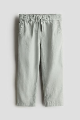 H&M - Boys Green Linen Trousers