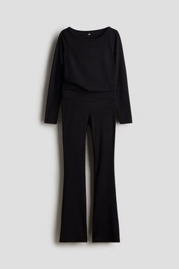 H&M - Girls Black 2-Piece Jersey Set
