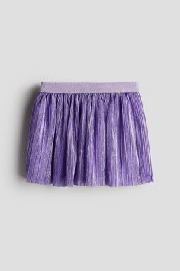 H&M - Girls Purple Metallic-Shimmering Skirt