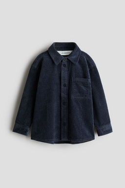H&M - Boys Blue Corduroy Cotton Overshirt
