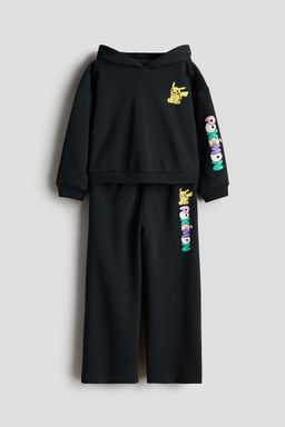 H&M - Girls Multi-Color 2-Piece Hoodie And Joggers Set