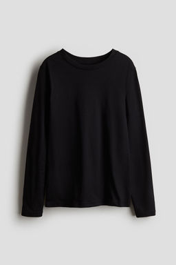 H&M - Boys Black Long-Sleeved T-Shirt