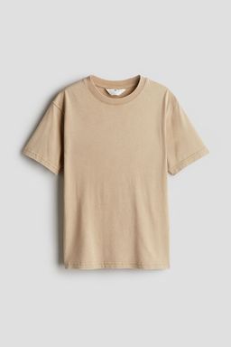 H&M - Boys Beige Cotton T-Shirt