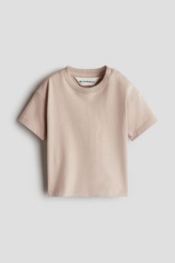 H&M - Boys Pink Loose-Fit Pima Cotton T-Shirt
