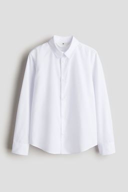 H&M - Boys White Easy-Iron Shirt
