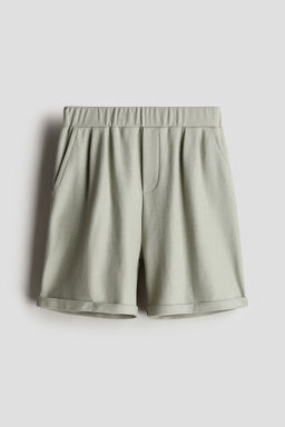 H&M - Boys Green Loose-Fit Jersey Shorts