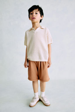 H&M - Boys Orange Loose-Fit Jersey Shorts