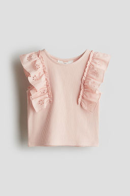 H&M - Girls Pink Printed Top