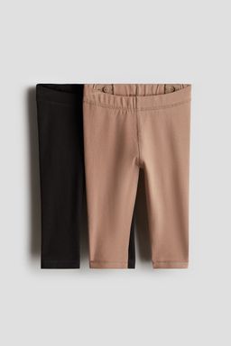H&M - Boys 2-Pack Pima Cotton Jersey Leggings