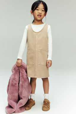 H&M - Girls Beige 2-Piece Dress And Top Set