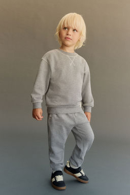 H&M - Boys Grey Cotton Joggers