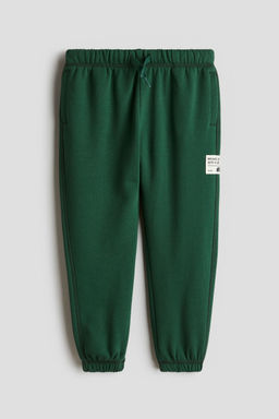 H&M - Boys Green Cotton Joggers