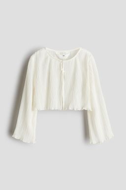 H&M - Girls Beige Crinkled Blouse