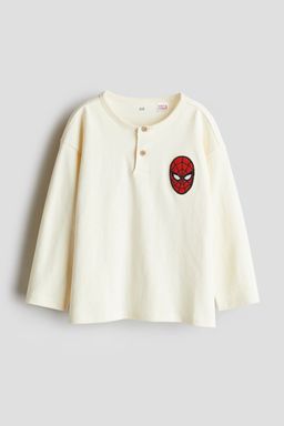 H&M - Boys Yellow Cotton Henley Top