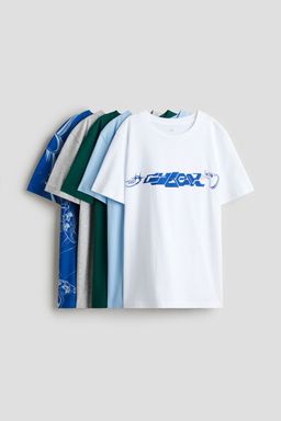H&M - Boys 5-Pack Cotton T-Shirts