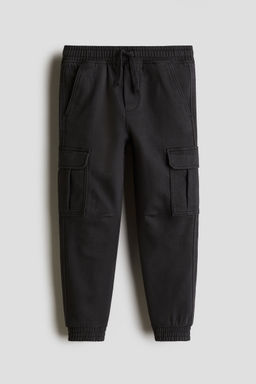 H&M - Boys Black Cargo Joggers