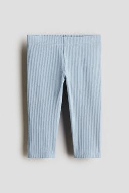 H&M - Boys Blue Ribbed Cotton Leggings