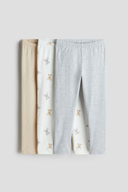 H&M - Boys 3-Pack Cotton Jersey Leggings