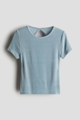 H&M - Girls Blue Open-Back Top