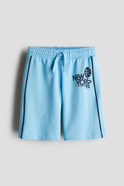 H&M - Boys Blue Cotton Sweatshorts