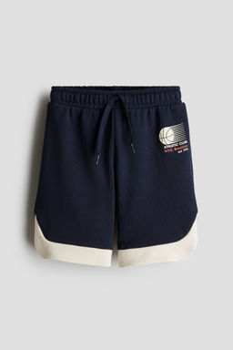 H&M - Boys Blue Cotton Sweatshorts