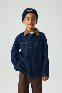 H&M - Boys Blue Oversized Denim Overshirt
